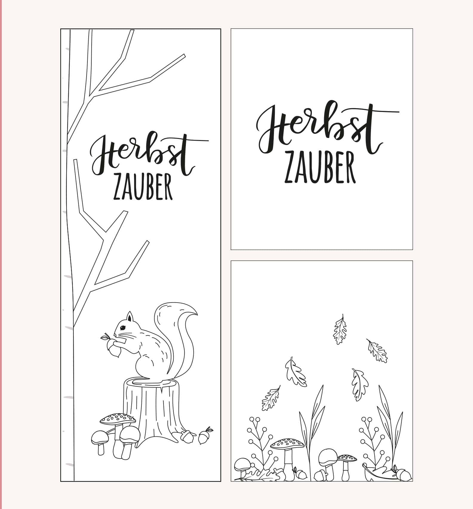 Herbst-Zauber am Fenster mit Printable – Kreidemarker-Vorlage für den Herbst