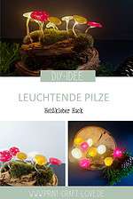 Herbstdeko – leuchtende Pilze