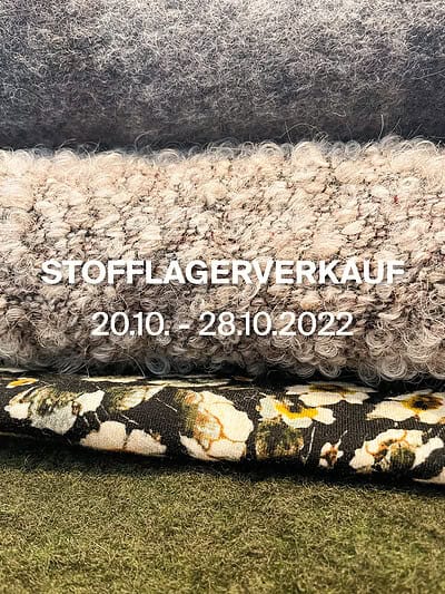 HERBST & WINTER STOFFLAGERVERKAUF