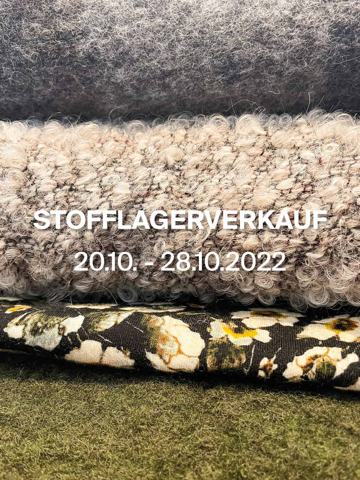 HERBST & WINTER STOFFLAGERVERKAUF