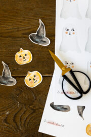 Printable: Schnelle Halloween Deko einfach Ausdrucken