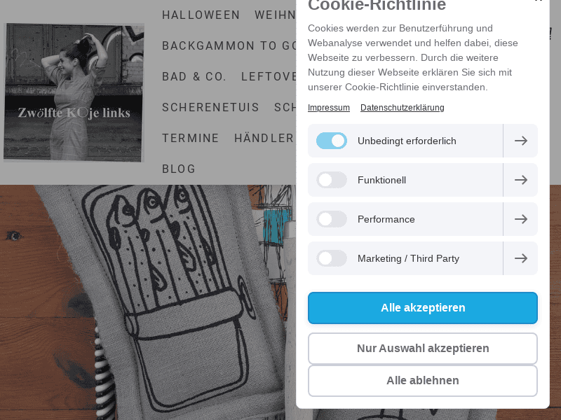 Nachhaltige und nützliche Textilien für Vintagefreunde – Zwölfte Koje links