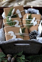 4 statt 24 Päckchen! Der maximal entspannte Wochenend-Adventskalender