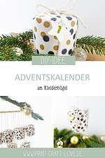 Adventskalender aus Pappbechern