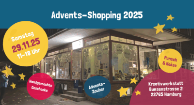 Adventsshopping in der Kreativwerkstatt Bunsenstrasse 2 in Hamburg