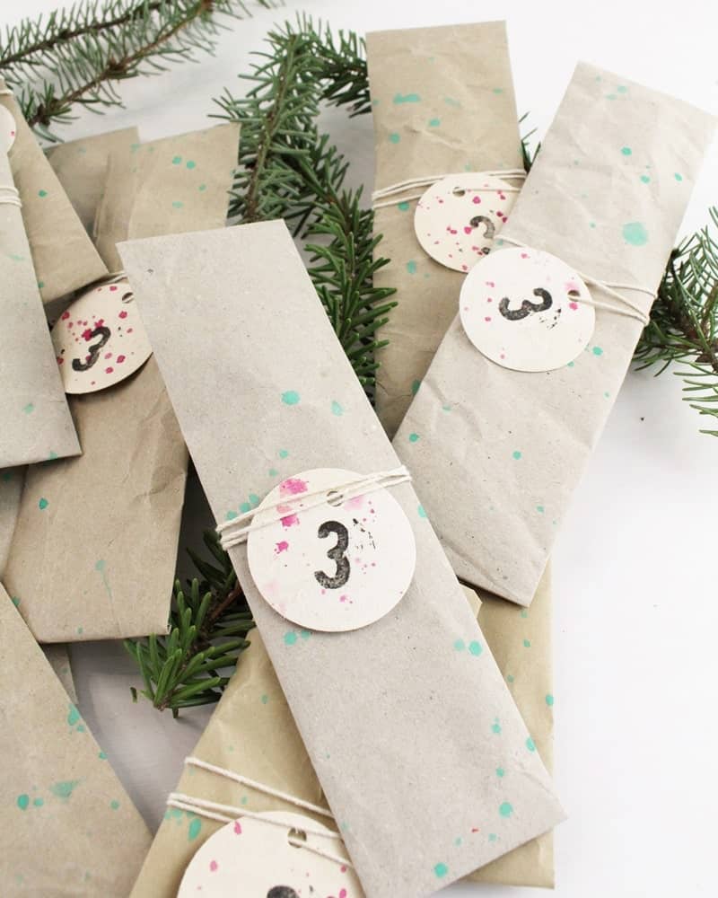 DIY Upcycling Adventskalender basteln – 70+ günstige Füllideen