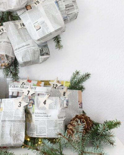 DIY Upcycling Adventskalender basteln - 70+ günstige Füllideen
