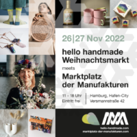 hello handmade Weihnachtsmarkt am 26.|27. Nov. 2022 in Hamburg