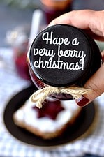 Schnelle Weihnachtsmarmelade plus Freebie Etiketten!