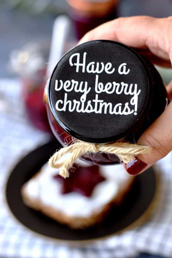 Schnelle Weihnachtsmarmelade plus Freebie Etiketten!