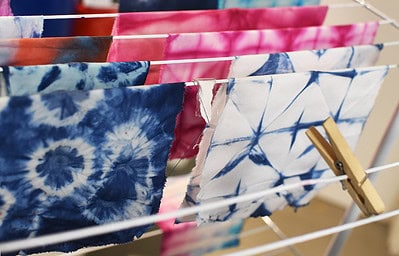 Workshop Shibori und Papierbatik