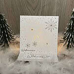 Winterliche Karten selber basteln