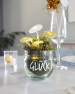 DIY Silvester Tischdeko basteln