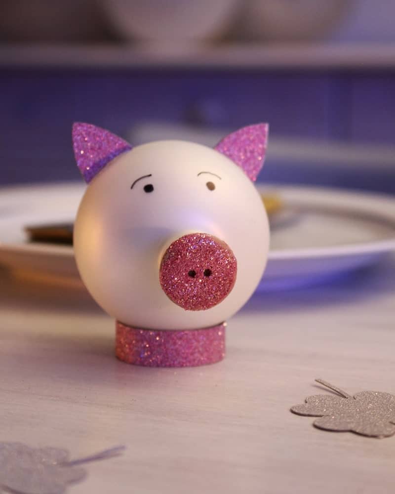 DIY Silvester Tischdeko basteln
