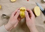 Kartoffelstempel ruckzuck selber machen