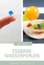 Essbare Wasserperlen (Sphären) einfach Selbermachen