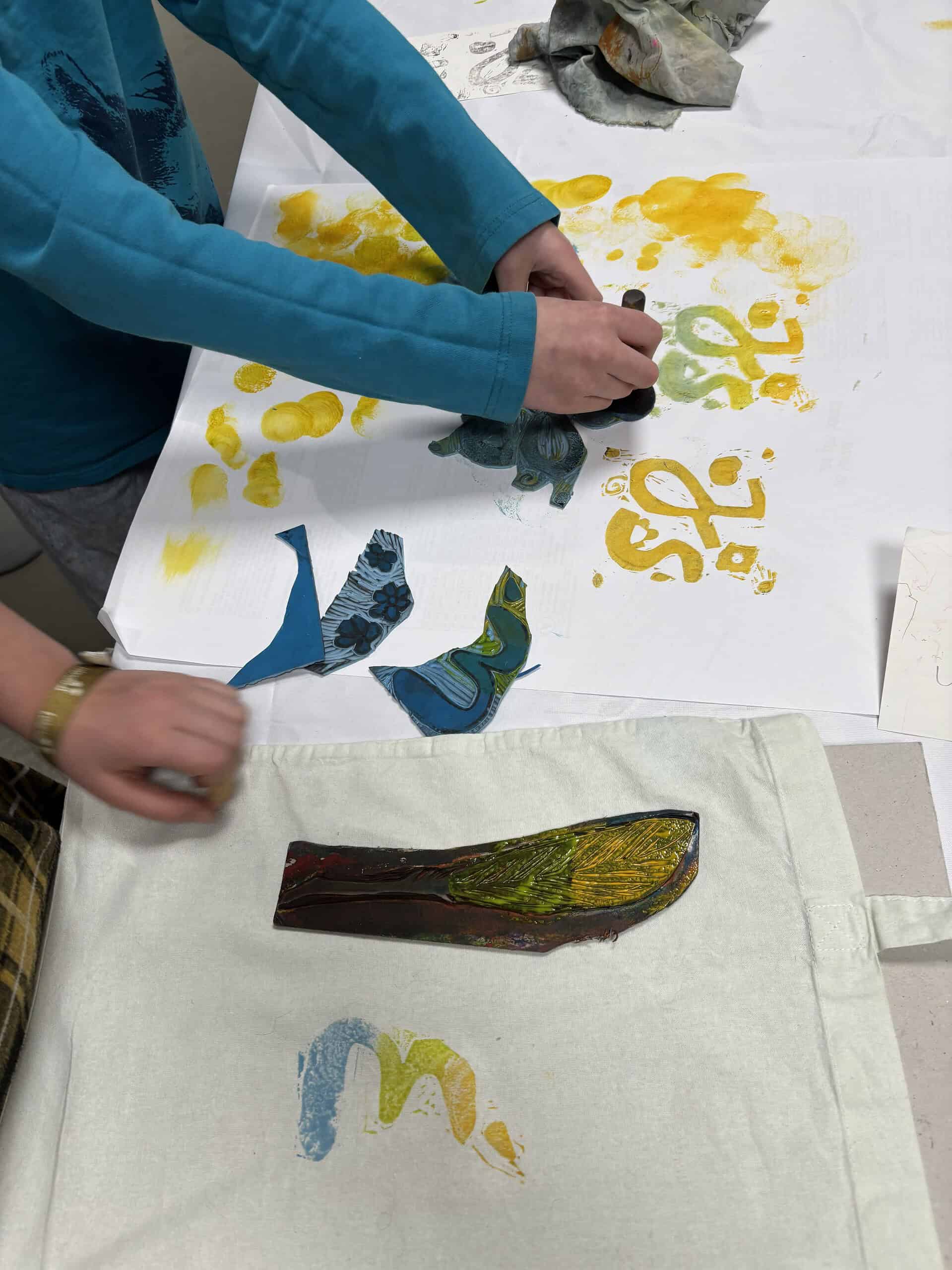Kreatives Drucken für Kids – Ferienworkshop in Hamburg Altona