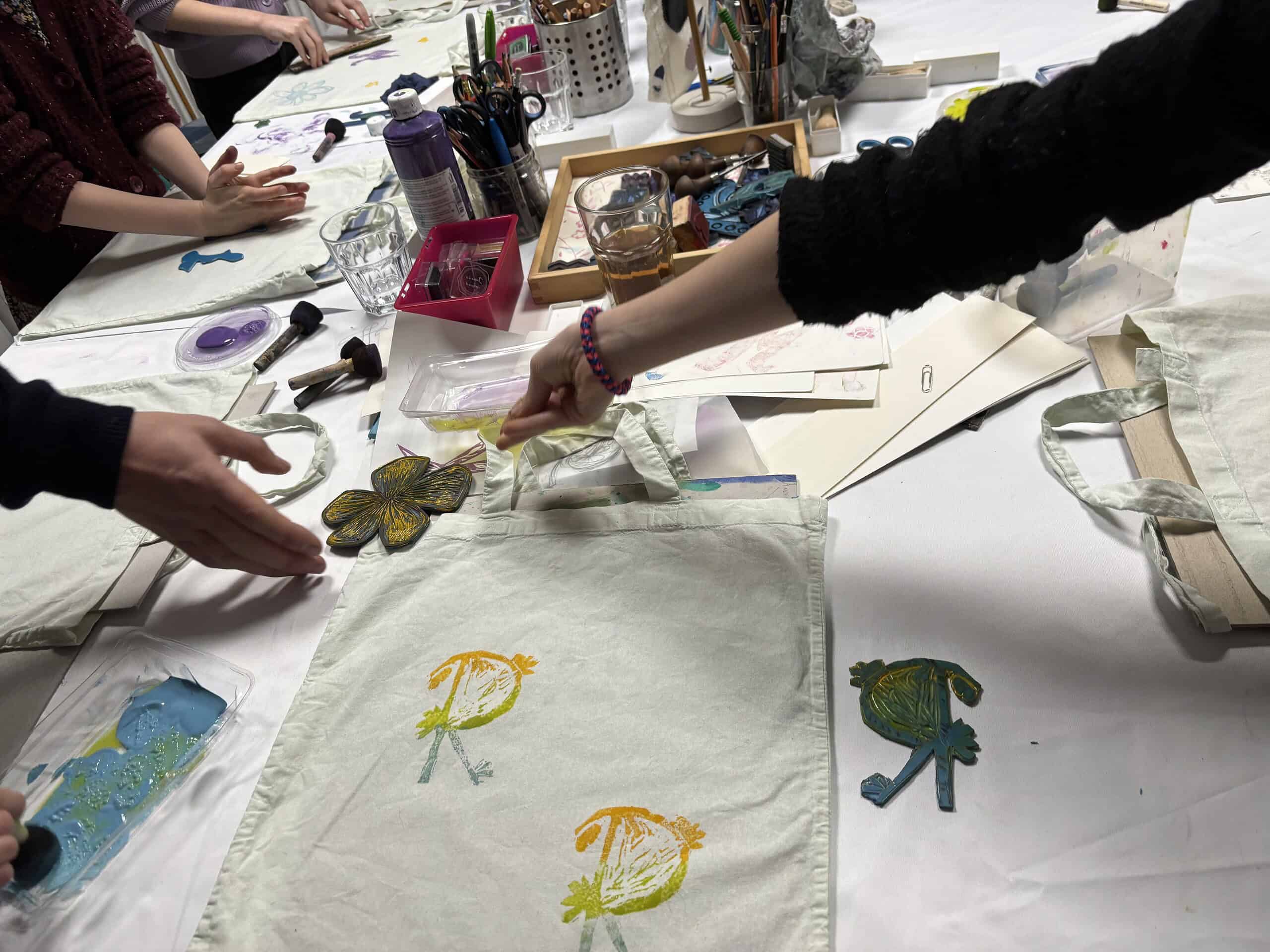 Kreatives Drucken für Kids – Ferienworkshop in Hamburg Altona