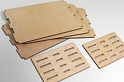 Papierregal-Bauplan für den Lasercutter