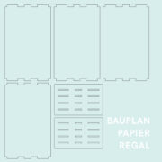 Papierregal-Bauplan für den Lasercutter