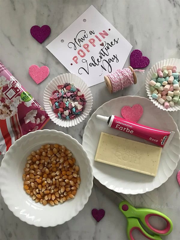 Popcorn-Mix / Valentins Diy