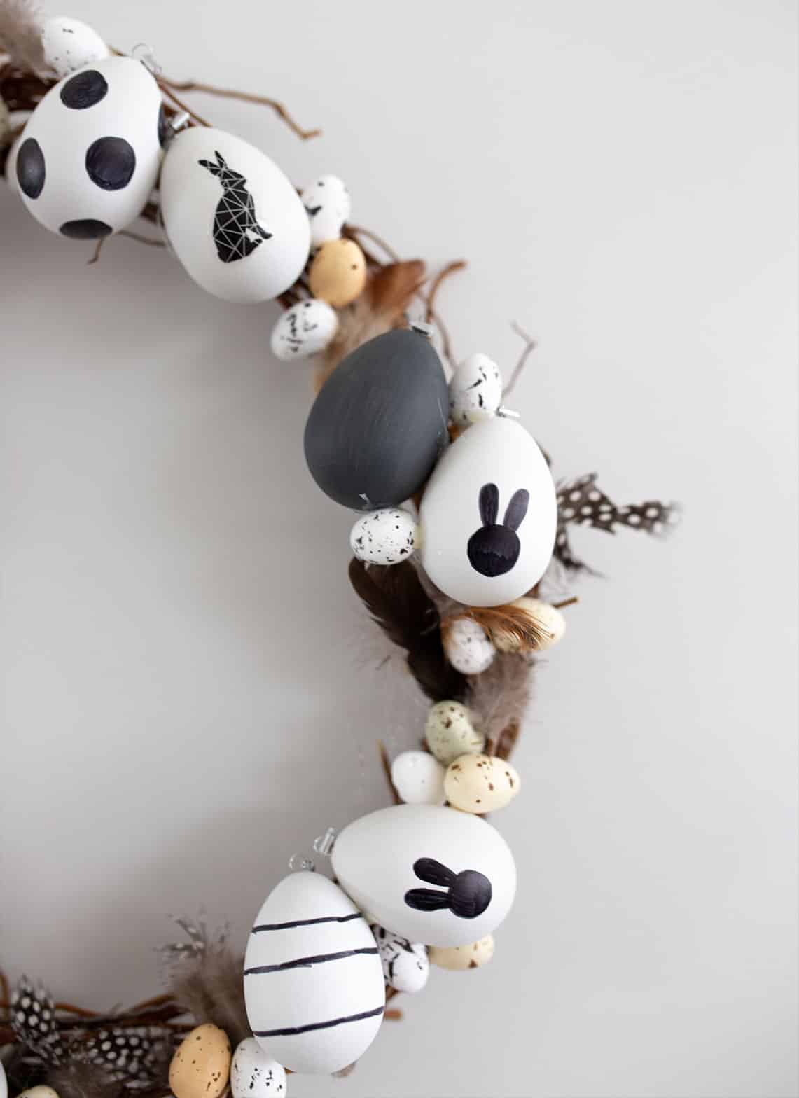 DIY-Osterkranz im Scandi-Look: Einfache Anleitung in 30 Minuten