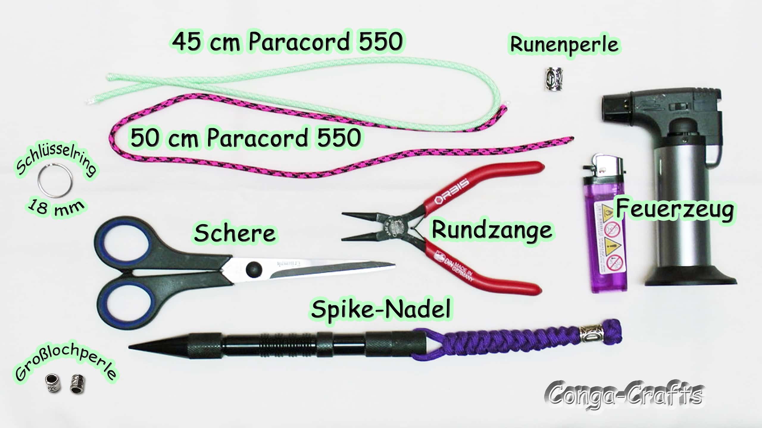 Videoanleitung Emperors Knot DIY Schlüsselanhänger