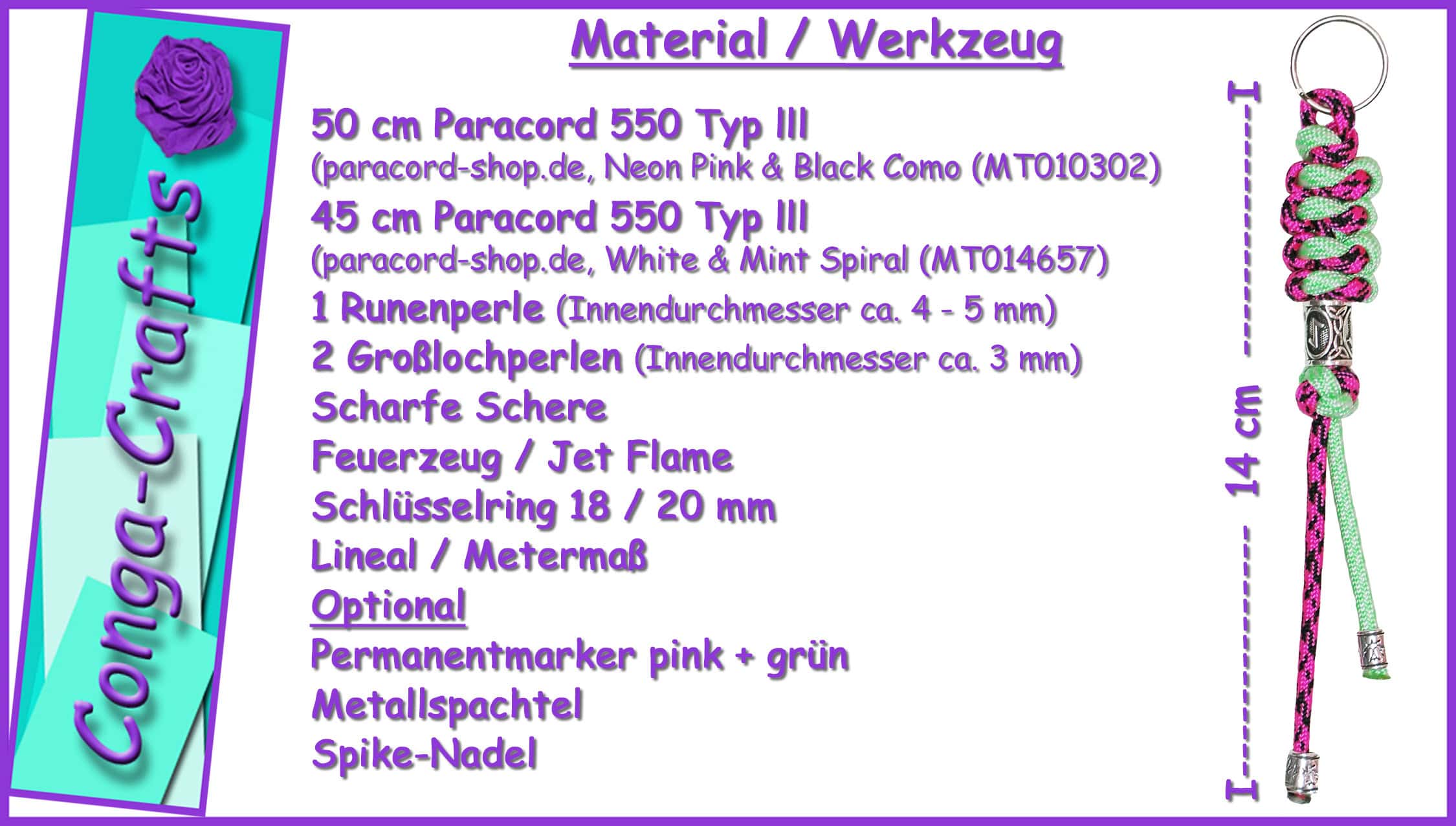 Videoanleitung Emperors Knot DIY Schlüsselanhänger
