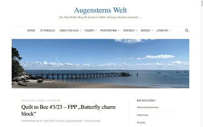 Augensterns Welt – Ein Näh-Hobby-Blog für kreatives Nähen, Reisegeschichten und mehr …