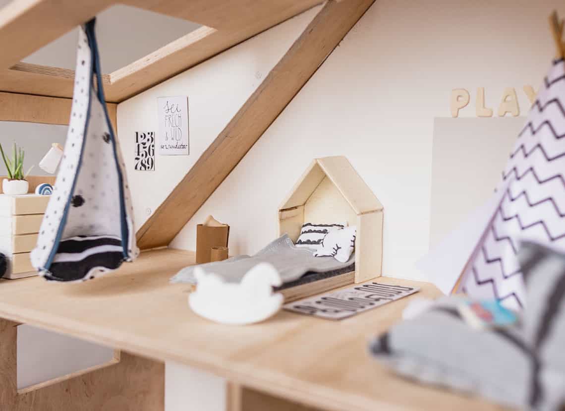 DIY: Puppenhaus 1:12 – mit Anleitung und Bauplan