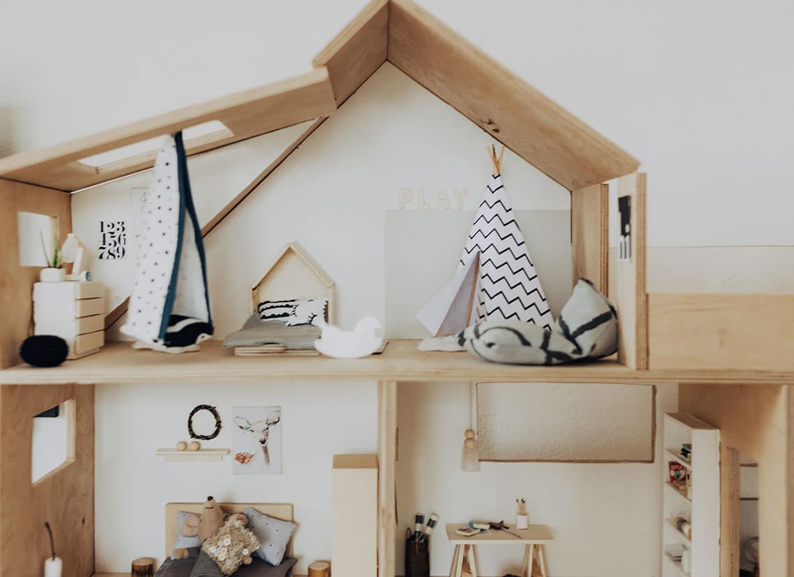 DIY: Puppenhaus 1:12 – mit Anleitung und Bauplan