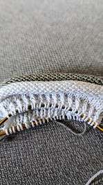 Doppeltes Rollbündchen für Socken stricken