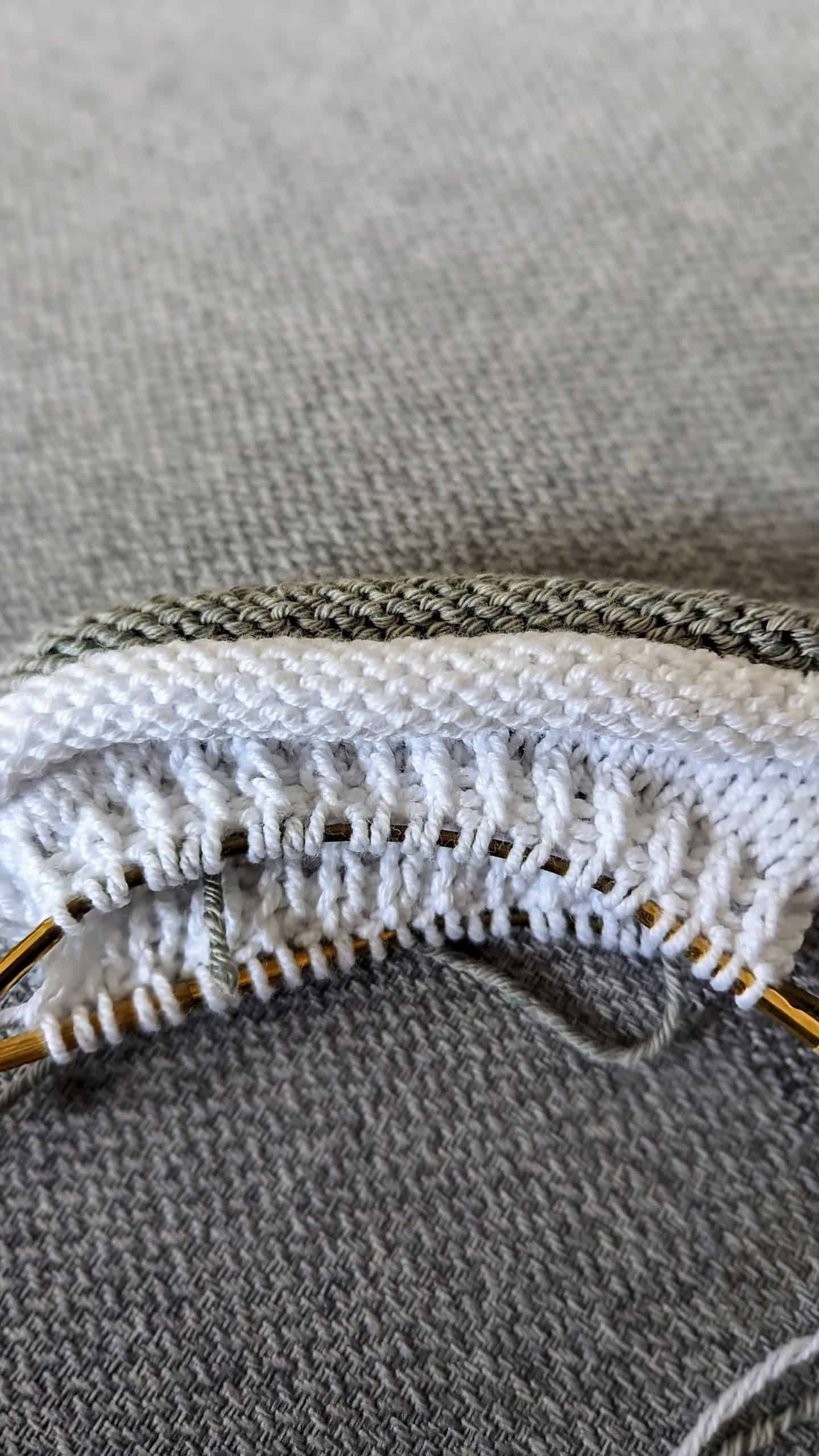 Doppeltes Rollbündchen für Socken stricken