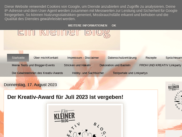 ... Ein kleiner Blog ... ... Ein kleiner Blog ...