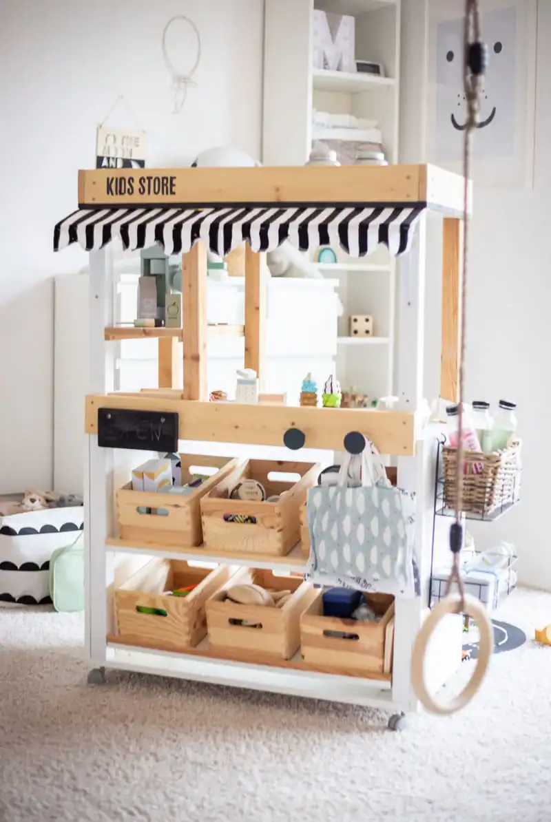 Bau dir deinen eigenen DIY Kaufladen / Marktstand