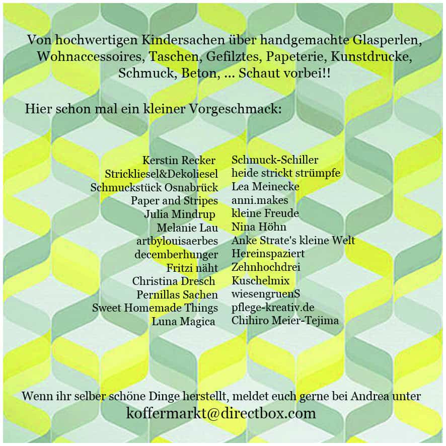12. Koffermarkt Osnabrück am So. 19.11.2023