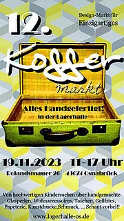 12. Koffermarkt Osnabrück am So. 19.11.2023