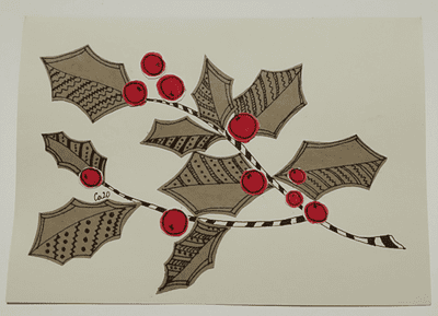 Workshop  Weihnachtskarten selbst gestalten