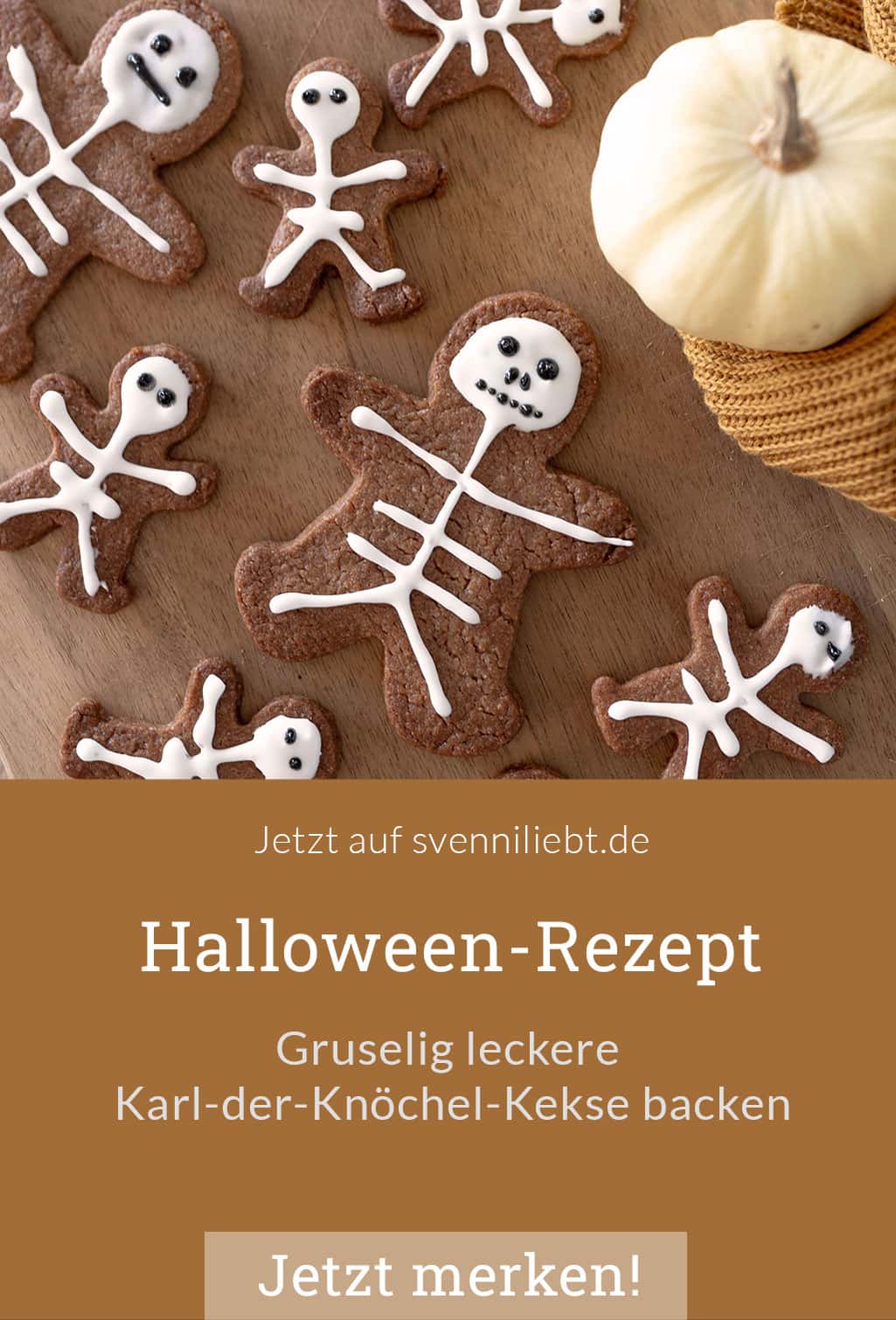 Gruselig lecker: Halloween-Rezept zum Backen von Karl-der-Knöchel-Keksen