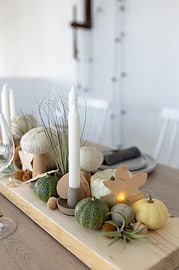 Herbstliche Tischdeko: DIY-Ideen im skandinavischen Stil
