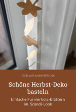 Kreative Herbst-Deko basteln: Hol dir den Scandi-Look mit einfachen Furnierholz-Blättern