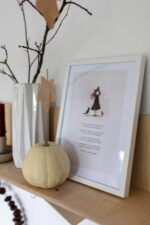 Poster-Freebie: Herbst-/Halloween-Tischspruch zum kostenlosen Download
