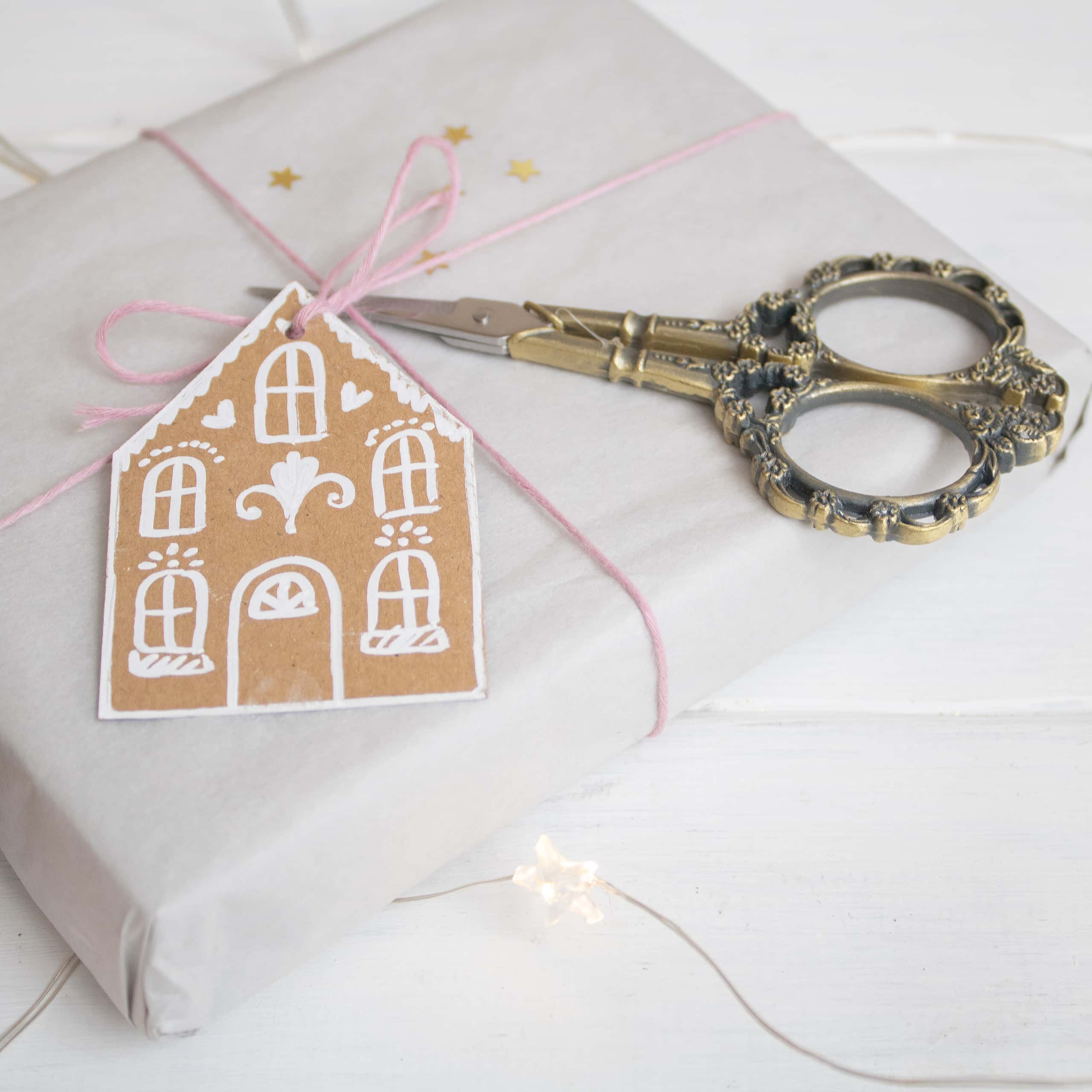 Lebkuchen-Anhänger für Weihnachtsgeschenke