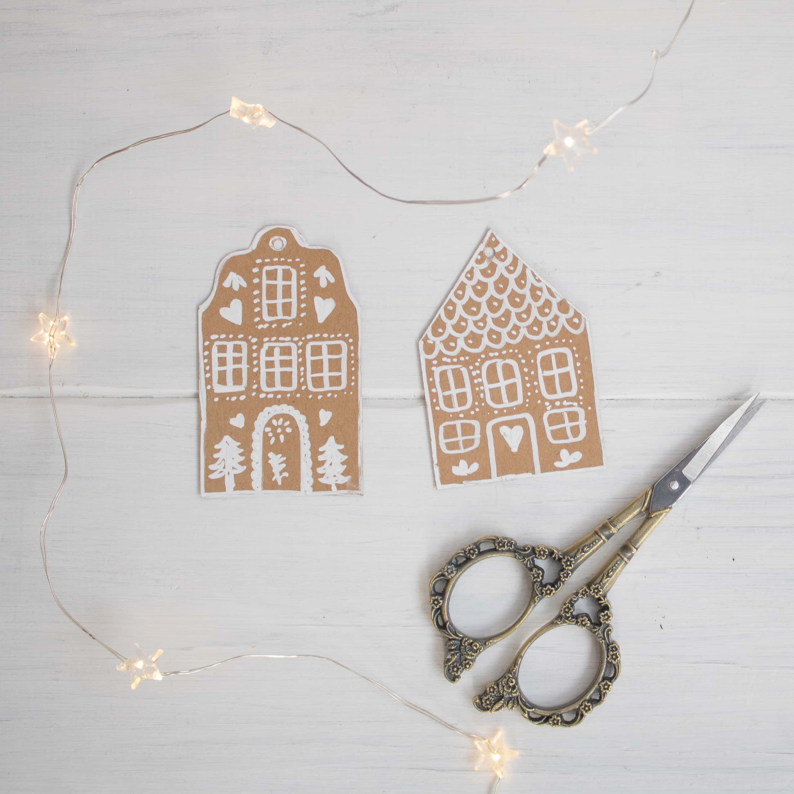 Lebkuchen-Anhänger für Weihnachtsgeschenke