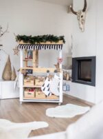 Unser Kaufladen wird weihnachtlich – Einen Weihnachtsmarktstand für Kinder basteln
