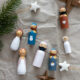 DIY-Anleitung für eine Weihnachtskrippe - Holz-Krippenfiguren für Kinder basteln