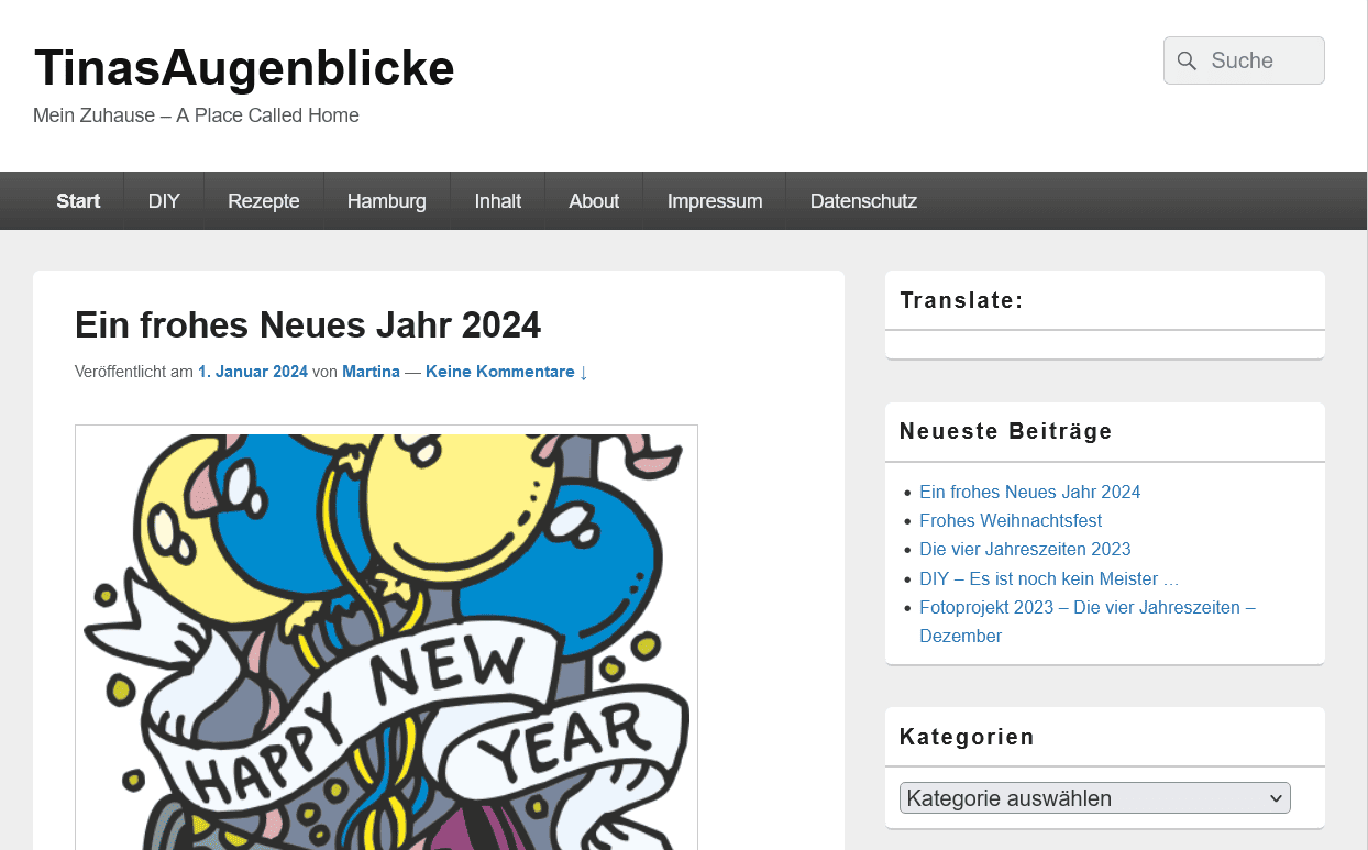TinasAugenblicke – Mein Zuhause – A Place Called Home