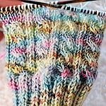 Zopfmuster für Socken