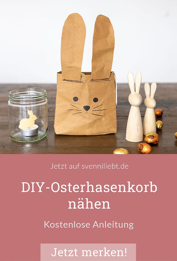 DIY-Osterhasenkorb aus SnapPap nähen – kostenlose Anleitung