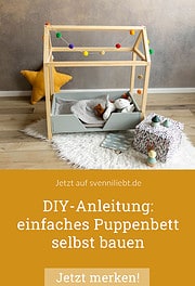 DIY-Anleitung: einfaches Puppenbett aus Holz selbst bauen